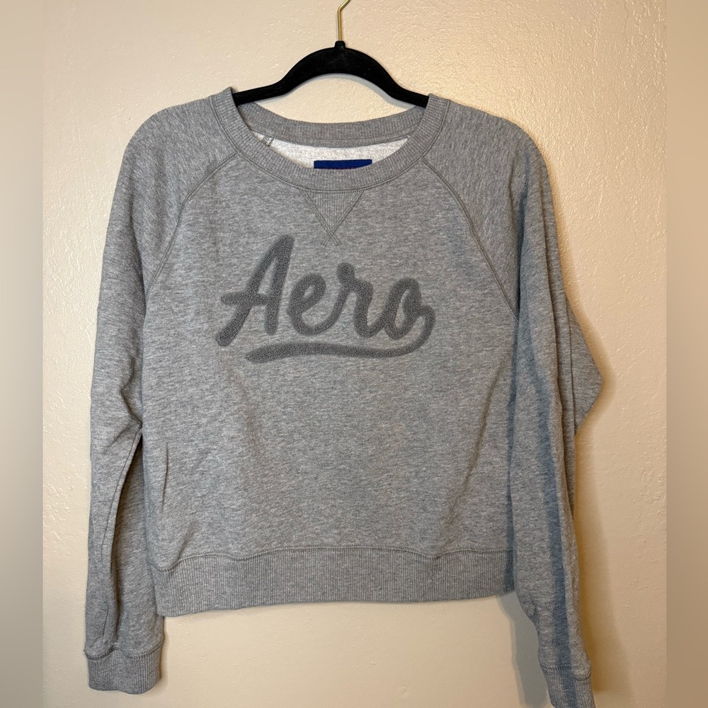 Aeropostale Heather Gray Sweatshirt